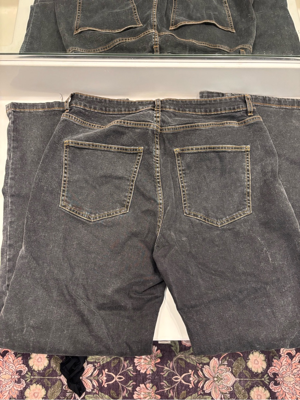 Cotton On Black Stretch Wide-Leg Jeans - Picture 4 of 7